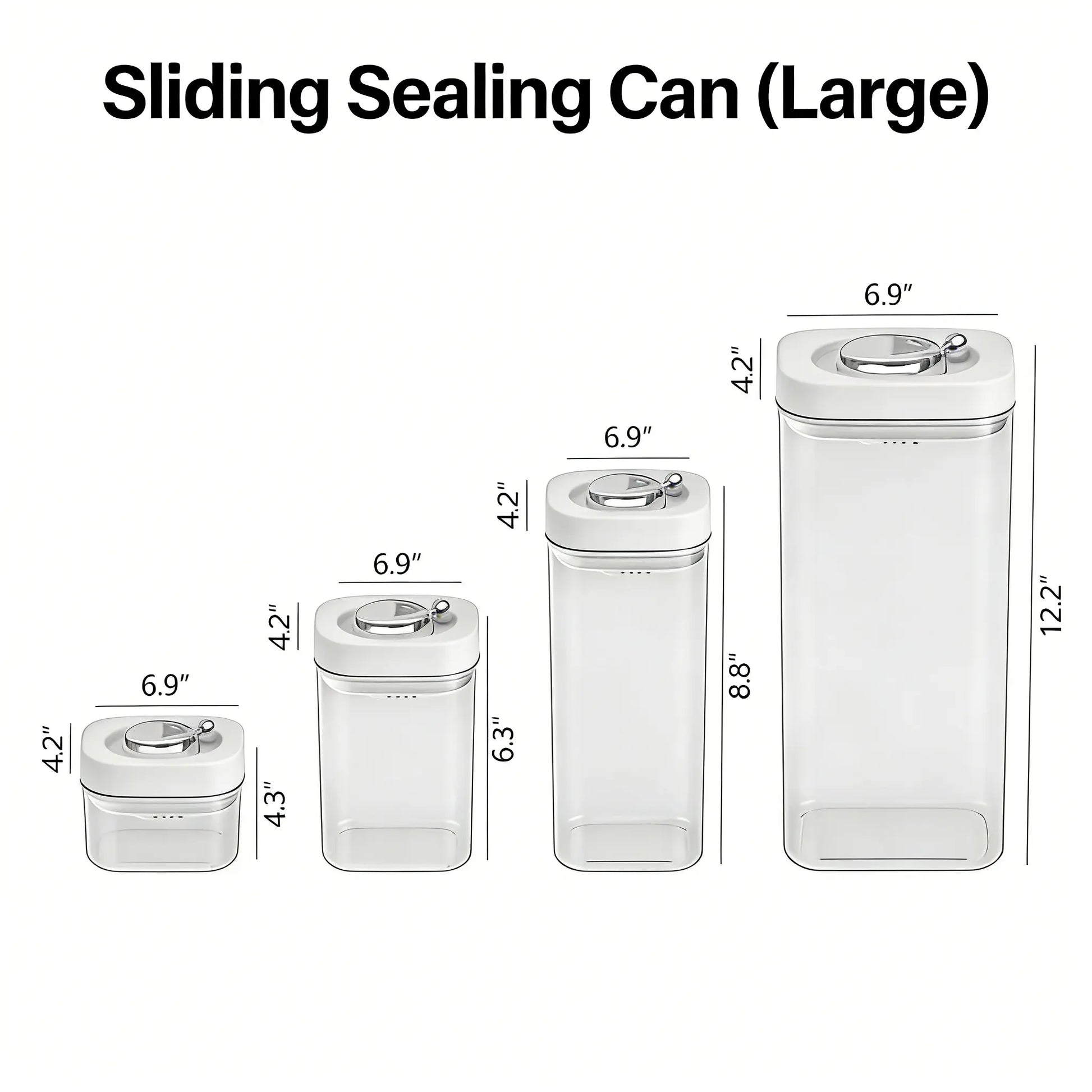 Airtight Insulated Food Storage Set Refrigerator Pantry Organizer Bins Stackable Fridge Organizer Bins with Lids Container Kitchen Set Storage Clear PET Material Odor-Resistant Space-Saving
