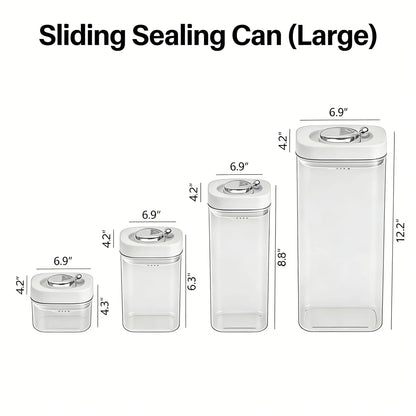 Airtight Insulated Food Storage Set Refrigerator Pantry Organizer Bins Stackable Fridge Organizer Bins with Lids Container Kitchen Set Storage Clear PET Material Odor-Resistant Space-Saving