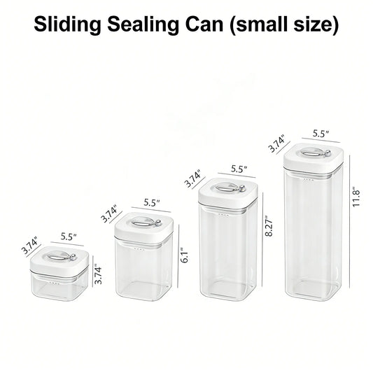 Airtight Insulated Food Storage Set Refrigerator Pantry Organizer Bins Stackable Fridge Organizer Bins with Lids Container Kitchen Set Storage Clear PET Material Odor-Resistant Space-Saving