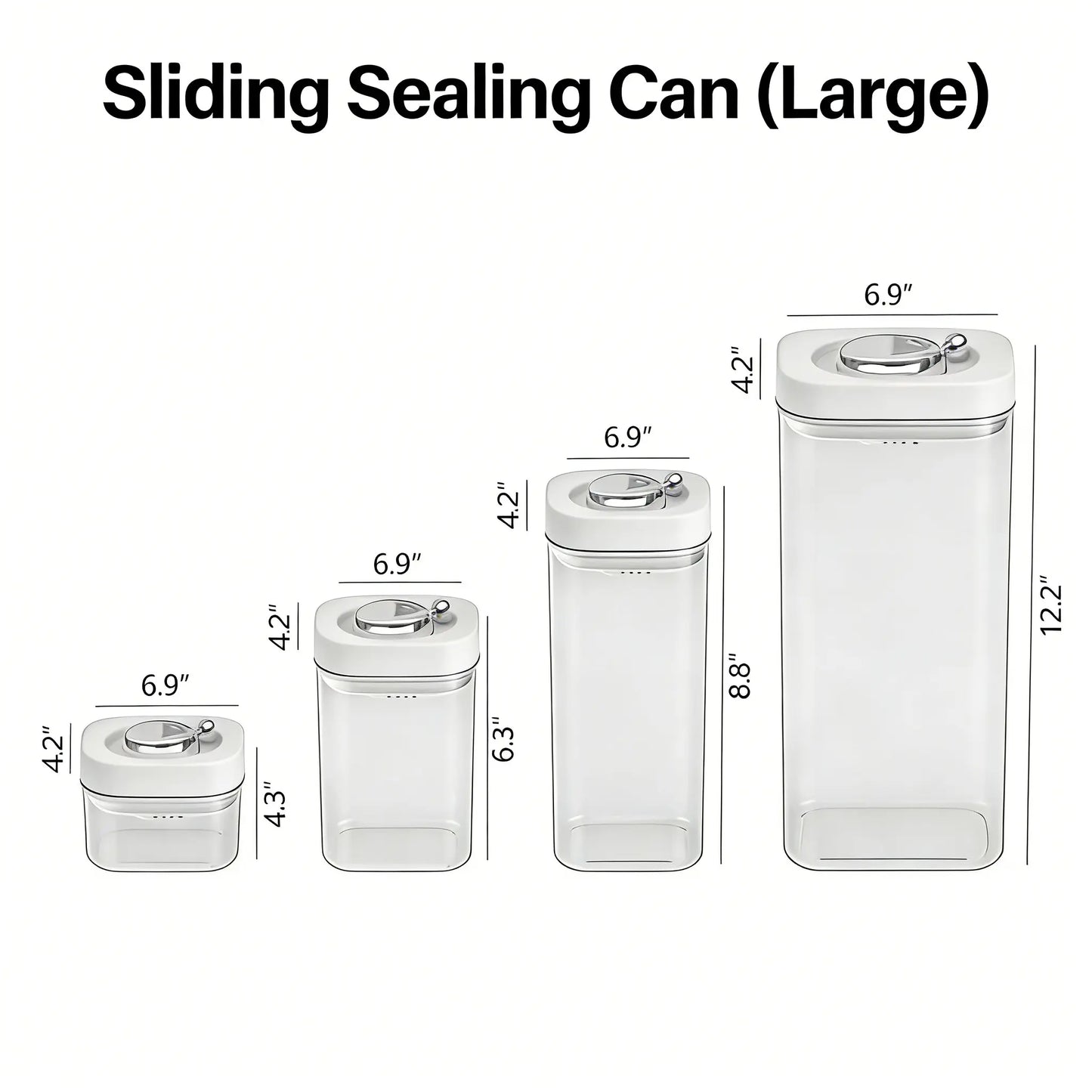 Airtight Insulated Food Storage Set Refrigerator Pantry Organizer Bins Stackable Fridge Organizer Bins with Lids Container Kitchen Set Storage Clear PET Material Odor-Resistant Space-Saving